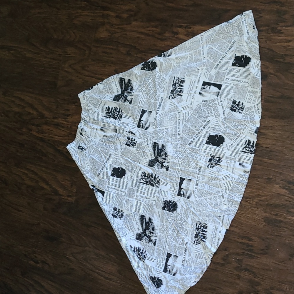 Boccalook skirt size S color black&white